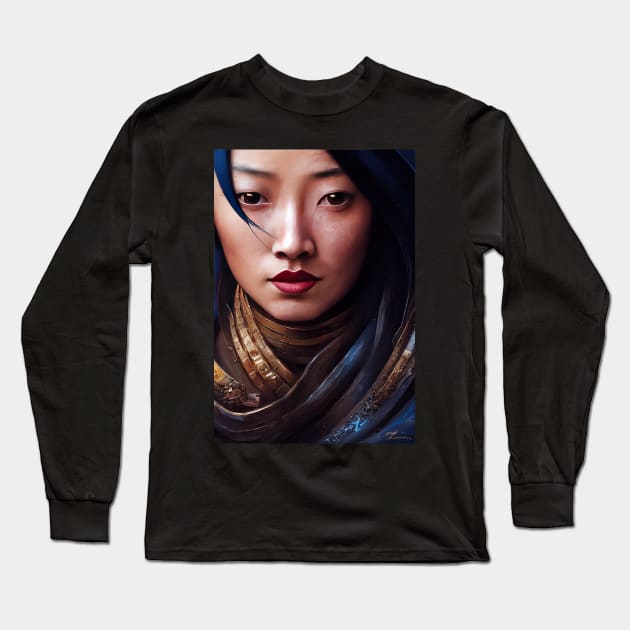 The sunlit warrior of Zhang Long Sleeve T-Shirt by qaisarkhan101